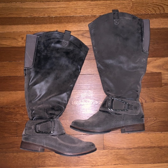 dsw wide boots